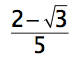 2-sqrt3-over-5