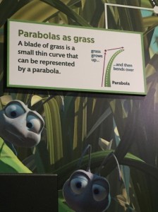 parabolas as grass